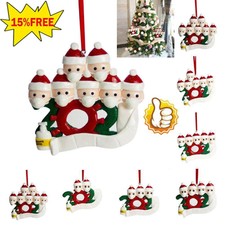 2020 Marry Christmas Hanging Ornaments Family Personalized Xmas Decor