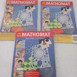 Mathomat 3rd Edition Instruction Text Books 3 Paperbacks & Grid Homeschooling - Picture 1 of 12
