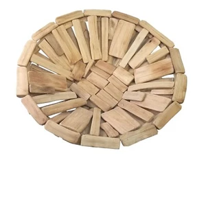Unique Driftwood Pieces "Woven" Basket Bowl Centerpiece 16 "  Nautical Beach - Picture 1 of 12