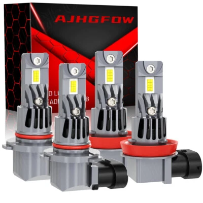 9005 h11 LED Headlights Lights Bulbs For Chevy Silverado 1500 2500HD 2007-2014 - Image 1 of 4