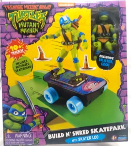Mutant Mayham Leonardo's Build N' Shred Skate Park Figura de Acción Juguete Tortuga TMNT - Imagen 1 de 9