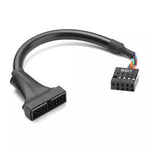 USB 3.0 20pin female to USB 2.0 motherboard internal 9pin female cable adapter - Picture 1 of 3