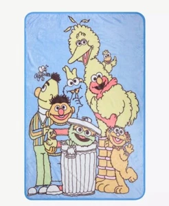 Sesame Street Favorite Characters Throw Blanket Sesame Street Blanket Elmo - Picture 1 of 4