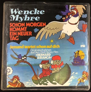 7'' Wencke Myhre – Schon Morgen Kommt Ein Neuer Tag - Bernard & Bianca 1977 !NM - Bild 1 von 5