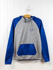 Nike Therma-Fit NFL Team Apparel Indianapolis Colts Boys Hoodie Medium 10/12