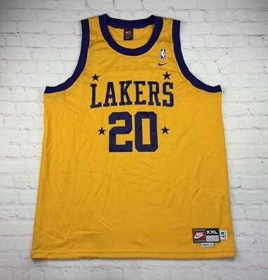 Camiseta Nike Swingman Los Angeles Lakers 1957 NBA Rewind Gary Payton #20 2XL +2 Foto 1 de 4