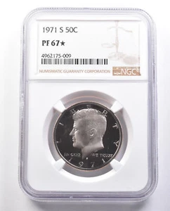 1971-S Kennedy Half Dollar PF67* STAR NGC *9985 - Picture 1 of 3