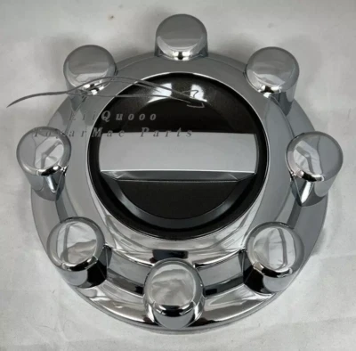 2017-2022 Para Ford F-250 F-350 Super Duty tampa de cubo de roda central cromada preta - Imagem 1 de 4