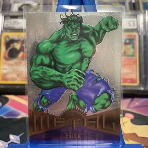 Hulk 1995 Marvel Fleer Metal Card #31 (casi nuevo) - Imagen 1 de 10