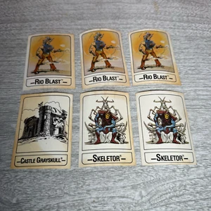 Lot of 6 He-Man Masters of the Universe Trading Cards. Wonder 1986. - Picture 1 of 2