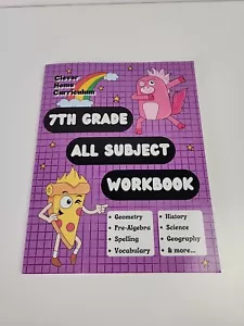 7Th Grade All Subject Workbook: Grade 7 All-In-One Workbook (Homeschool) - Picture 1 of 10