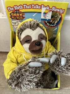 John Adams Snax The Sloth Talking Sloth Mode from A Sloth Life W/box Works New - Picture 1 of 7