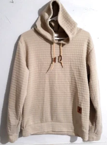 Vogue Women's Large Pullover Quilted Hoodie Unlined Soft Logo Patch Quality Made - Picture 1 of 8