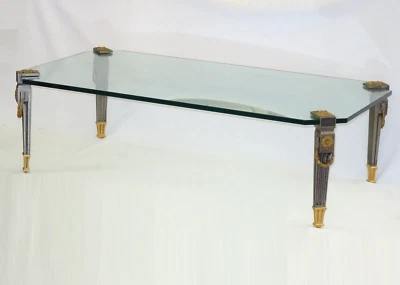 P.E. GUERIN LOUIS XVI GUIRNALDAS ROSETAS PATAS ESTRIADAS Y MESA DE CENTRO BRONCE DORADO Foto 1 de 4