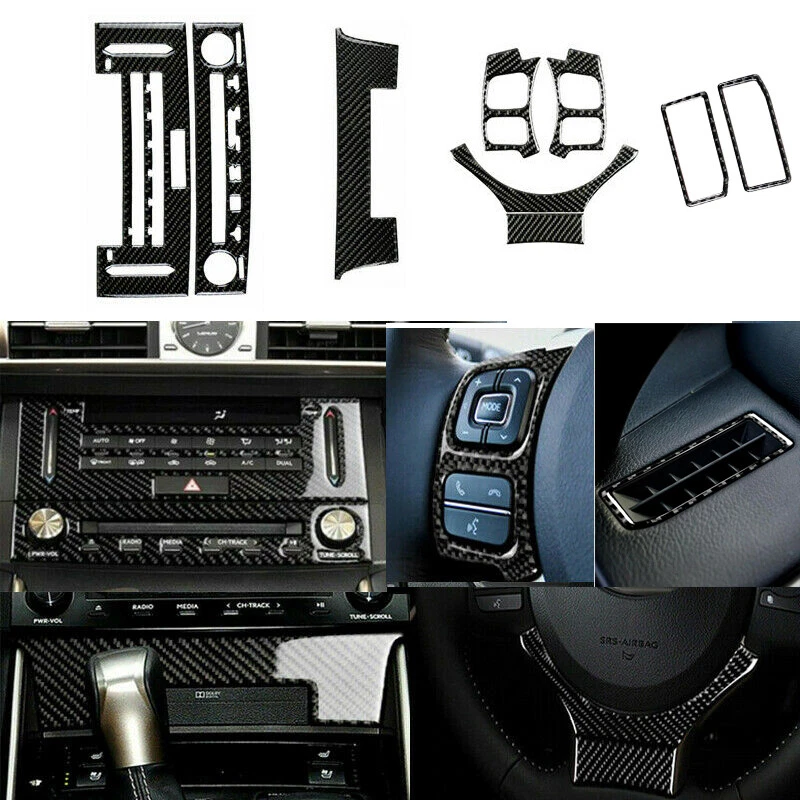 Kit de accesorios interiores de fibra de carbono para Lexus RC350 RCF 2014-2020 Foto 1 de 4