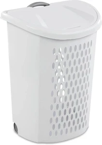 Ultra Wheeled Design Laundry Basket, Mind Reader Basket Collection,135 Liter (2 - Picture 1 of 12