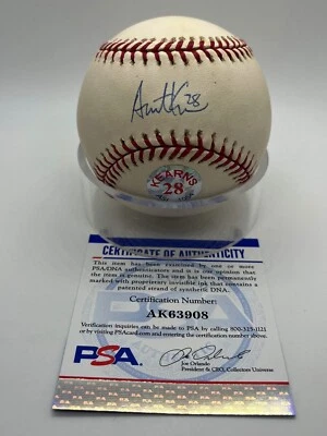 Austin Kearns Cincinnati Reds Signed Autograph Official OMLB Baseball PSA DNA - Image 1 of 2