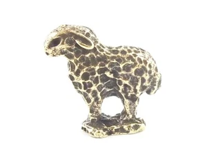 Talisman Glücksbringer Schaf * Lamm Metallfigurchen auch für Setzkasten 2x - Bild 1 von 1