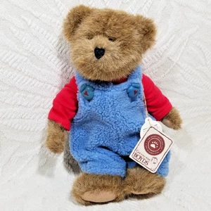 DE COLECCIÓN BOYDS BEARS ERIC BURRBRUIN #904023 MONO AZUL OSO DE PELUCHE ARTICULADO CON ETIQUETAS - Imagen 1 de 16