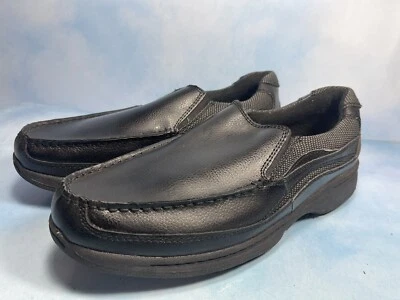 Mens Size 10D Dr. Scholls Advanced Comfort Series Loafers Black Leather Slip On! - Image 1 of 4