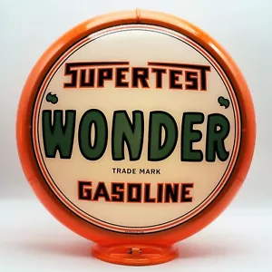 SUPERTEST WONDER GASOLINE 13.5" Gas Pump Globe SHIPS ASSEMBLED! AMAZING QUALITY! - Picture 1 of 5