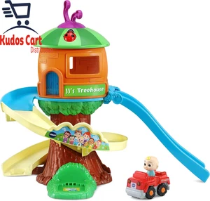 VTech Cocomelon Toot Driver Treehouse Track Set Multicolor Kids Toddler Play Toy - Picture 1 of 9