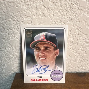 2024 Topps Archives Baseball Tim Salmon On Card Auto Fan Favorites Angels - Picture 1 of 2