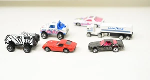Vintage Lot of 6 Diecast Hot Wheels, Maisto Suzuki Firebird Goodyear Semi etc. - Picture 1 of 19