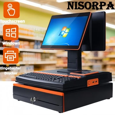 Registrierkasse Kassensystem für den Handel ohne TSE Lizenz 15.6'' Touch DHL - Bild 1 von 4