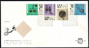 Netherlands 1986 Charity Stamp -Measuring Aids   FDC - Set Of Four Stamps - Mint - Picture 1 of 1