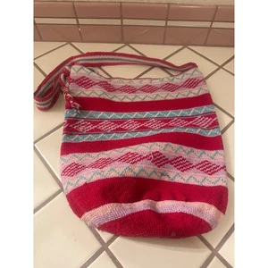 Bolso de Hombro Tejido Bohemio Hippie Cartera Bolso de Mano Festival Colorido - Imagen 1 de 3