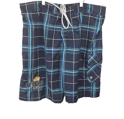 Corona xtra Beer Calhoun Shorts Mens XL Cargo Pocket Drawstring Swim Trunks - Image 1 of 4