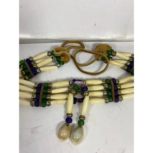 Indianer Knochen Halsband - Bild 1 von 6
