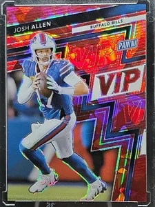 Panini The National Josh Allen 2025 VIP paquete dorado hielo agrietado rojo #'d/99 billetes - Imagen 1 de 7