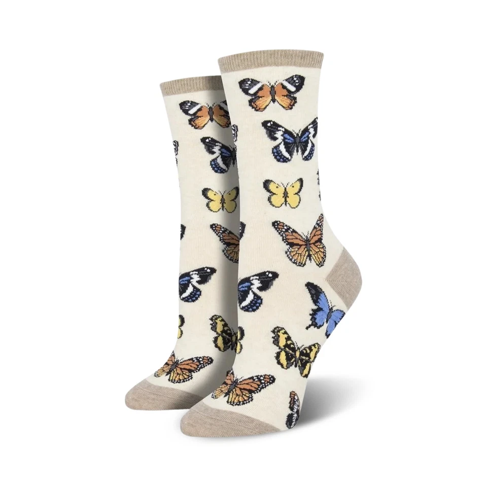 Majestic Butterflies Unisex Novelty Socks - Image 1 of 1