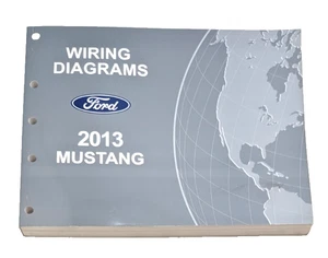 2013 Ford Mustang Wiring Diagrams Shop Manual Schematics OEM GT COBRA V8 V6 - Picture 1 of 7