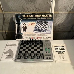 Talking Chess Master Computer Krypton Electronic Voice Teaching Board Game - Picture 1 of 10
