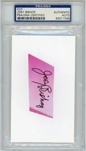 Joey Bishop Autografiado Corte Firma - PSA 83011598 - Imagen 1 de 1