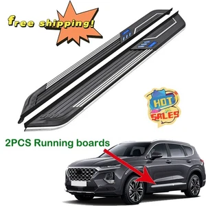 Fits for Hyundai Santa Fe Sport 2013-2018 Door Side Step Nerf Bar Running Board - Picture 1 of 10