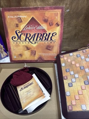1999 Deluxe Turntable Scrabble Game Complete in Great Condition - Image 1 of 4