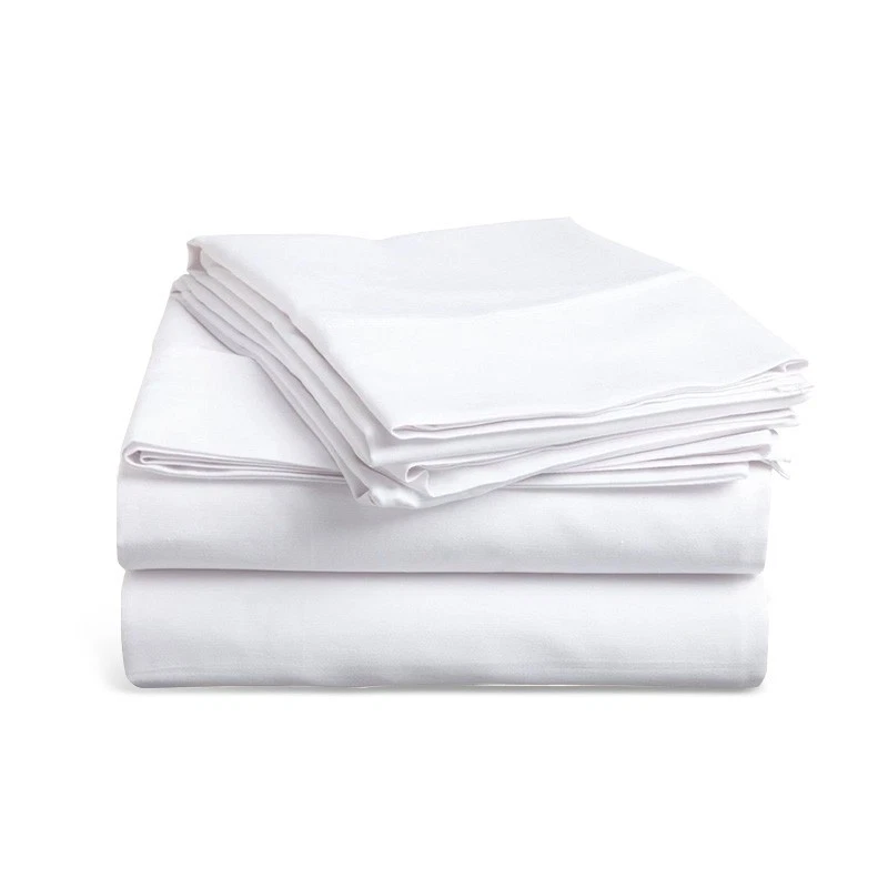 Cal King Sheet Set for Hard Side Waterbed -White - Attached sheets Poly Cotton - Image 1 of 1