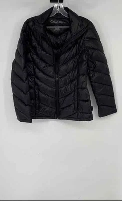 Calvin Klein Womens Black Packable Lightweight Premium Down Puffer Jacket Size S - Image 1 of 4