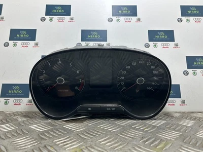 VW POLO INSTRUMENT CLUSTER CLOCKS 136,481 MILES FITS 2009 TO 2014 6R0920960E - Image 1 of 4