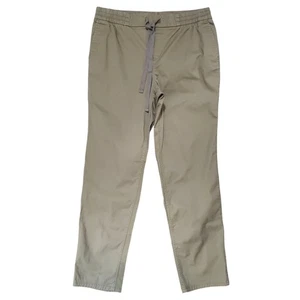 Old Navy Pull On Chino Pants Womens Size 6 Stretch Brown Twill Elastic Waist - Picture 1 of 7