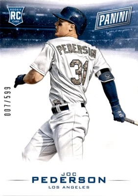 2015 Panini Black Friday #48 Joc Pederson #/599 Los Angeles Dodgers - Image 1 of 2