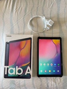 SAMSUNG GALAXY TAB A 10,1'' SM-T510, COLORE NERO CON CUSTODIA RIPIEGABILE - Afbeelding 1 van 5
