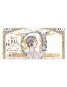France 5000 Francs Victoire - 31-07-1941 Série C.613 - Picture 1 of 2