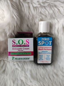 SOS Zero Acne + Zero Spot | Dark Spots Acne & Pimples - Facial Antiseptic Cream 