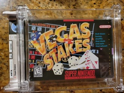 Vegas Stakes WATA 9.0 (Super Nintendo Entertainment System, 1993) Beautiful Copy - Image 1 of 3
