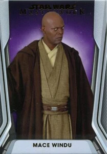 Star Wars Masterwork 2021 Purple [50] Base Card #54 Jedi Master Mace Windu - Picture 1 of 1